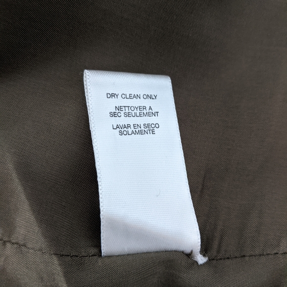 MICHAEL Michael Kors Collared Peacoat Olive Green M - Picture 12 of 13